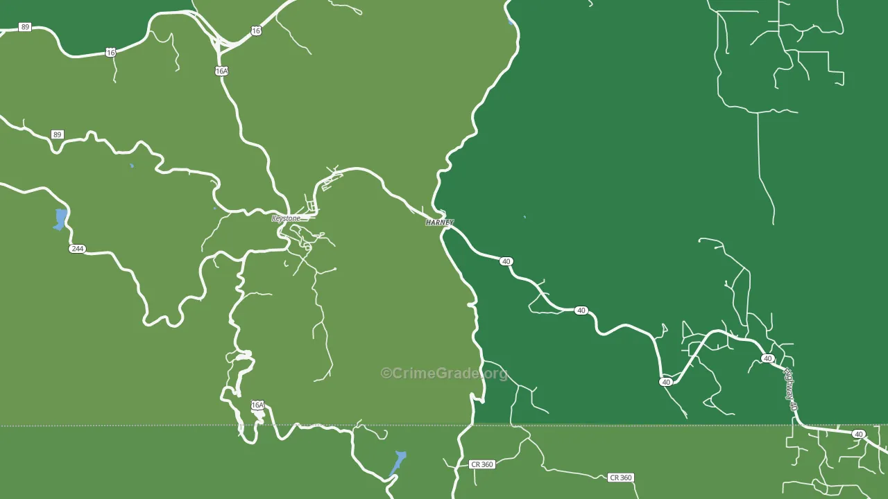 57751, SD Map of Vehicle Theft Rates