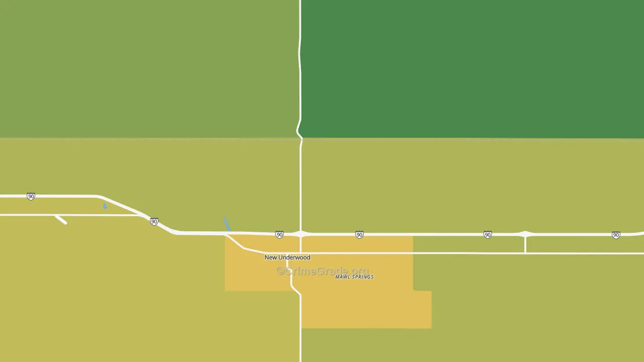 57761, SD Map of Vehicle Theft Rates