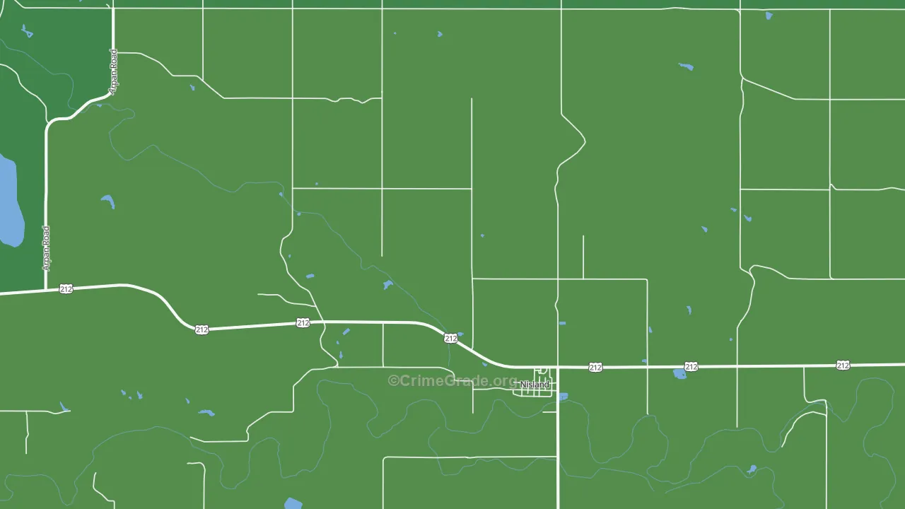 57762, SD Map of Vehicle Theft Rates