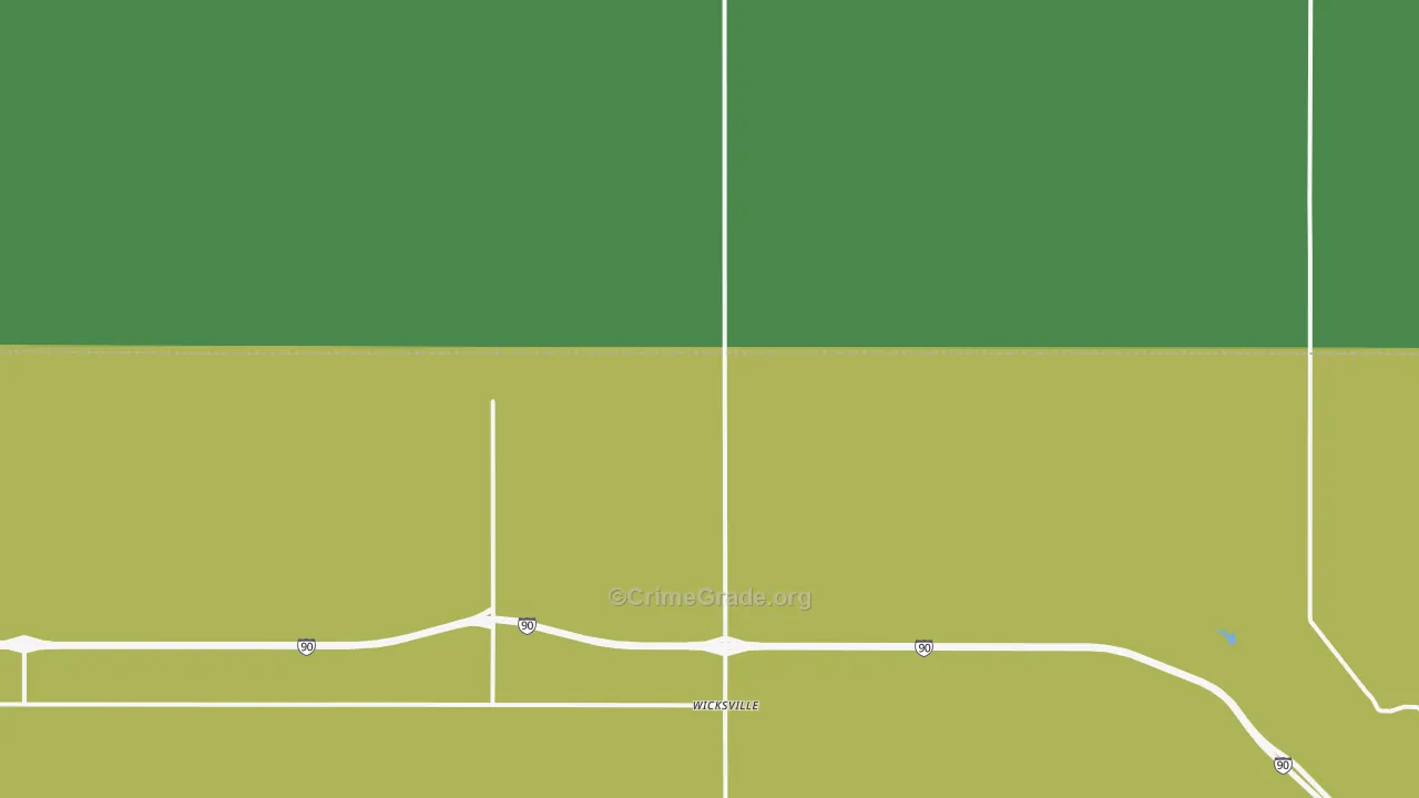 57767, SD Map of Vehicle Theft Rates