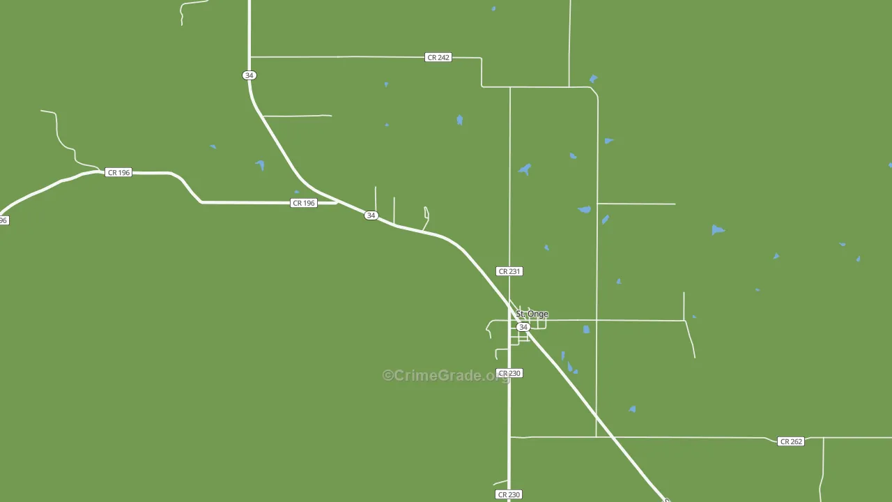 57779, SD Map of Vehicle Theft Rates