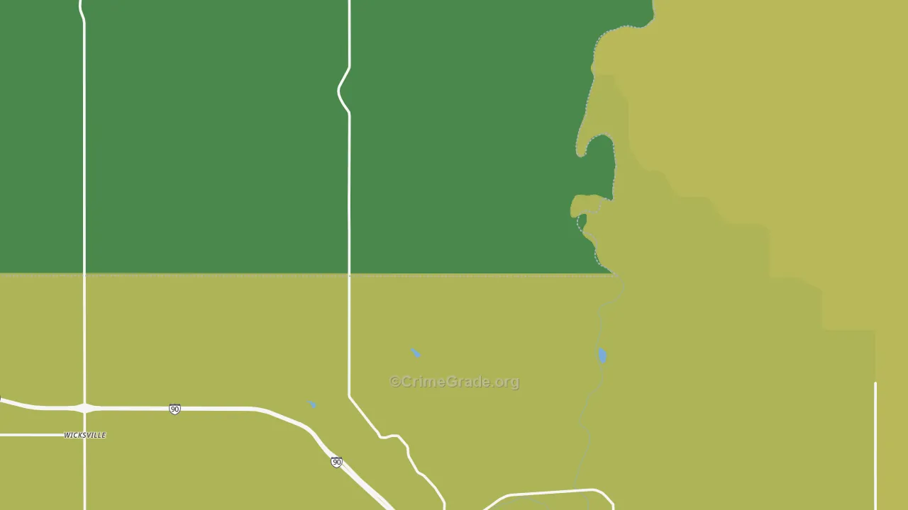 57791, SD Map of Vehicle Theft Rates