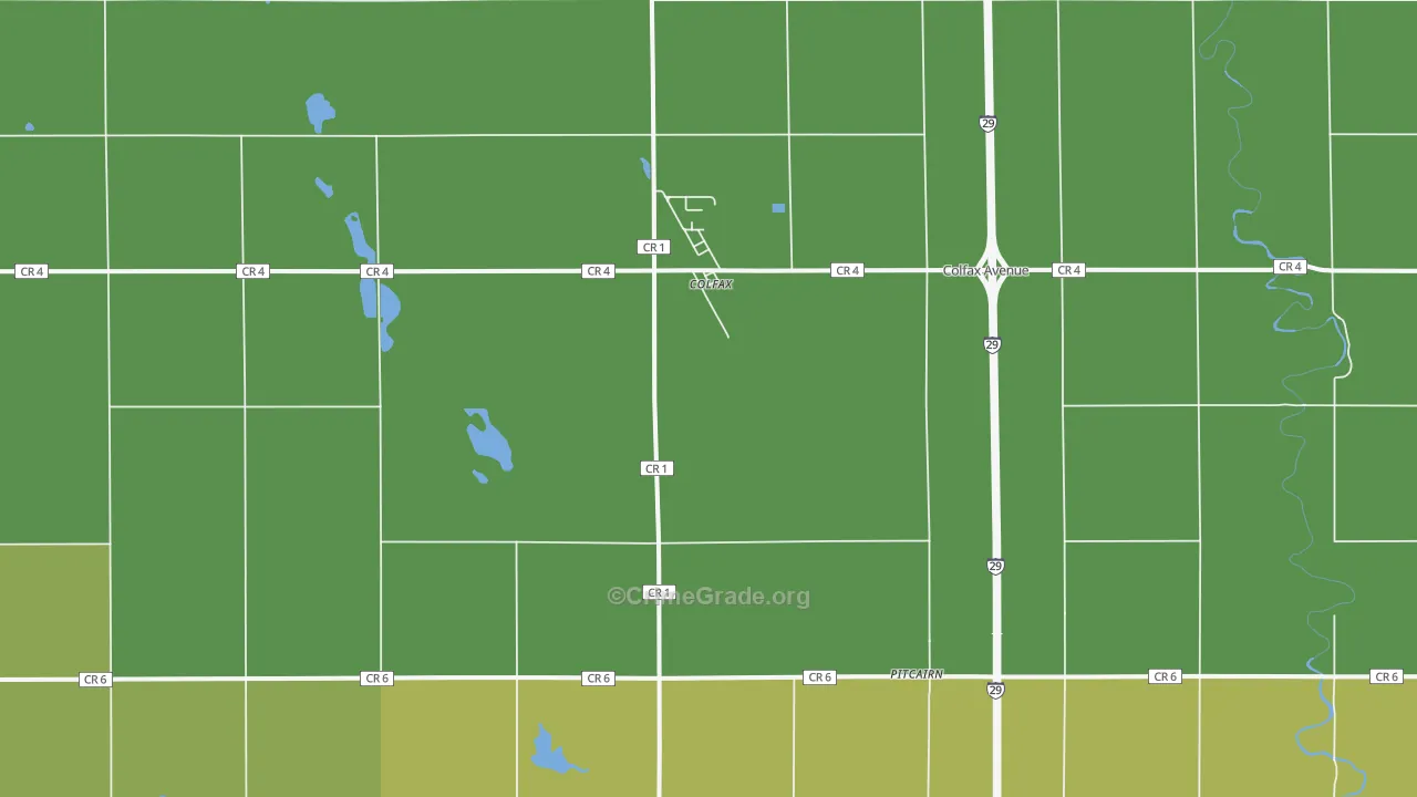 58018, ND Map of Vehicle Theft Rates