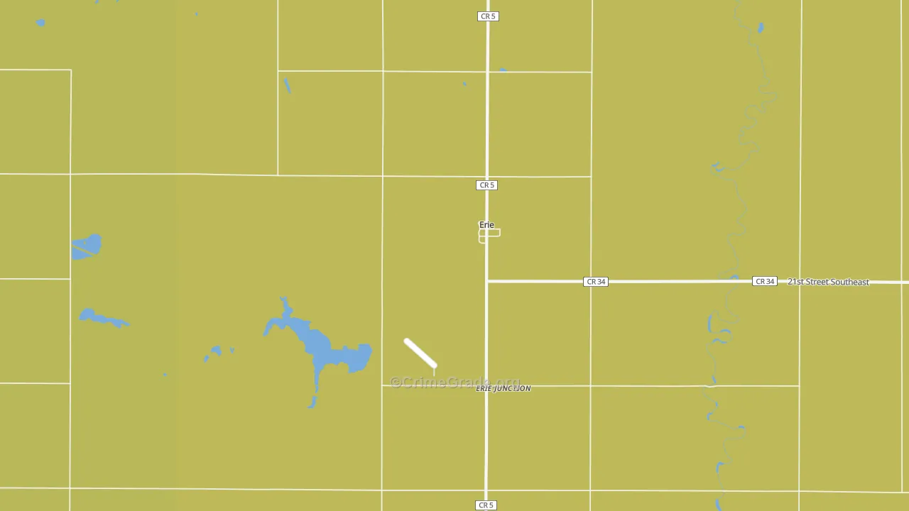 58029, ND Map of Vehicle Theft Rates