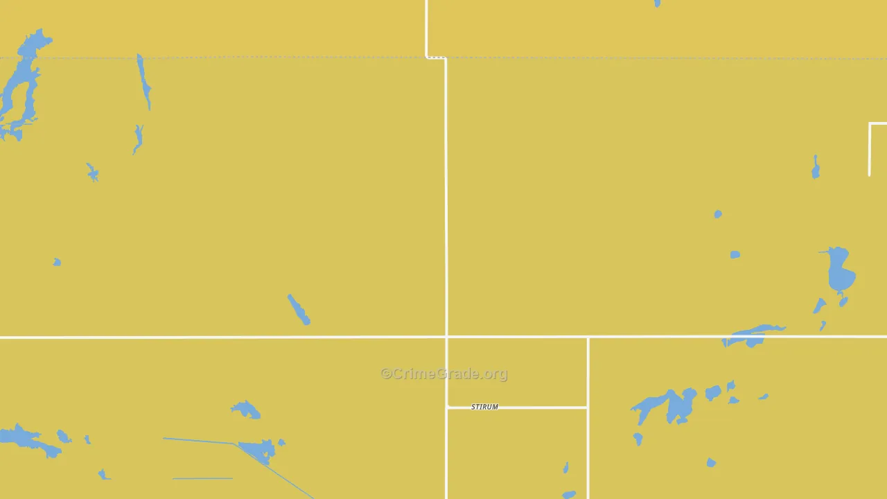 58069, ND Map of Vehicle Theft Rates