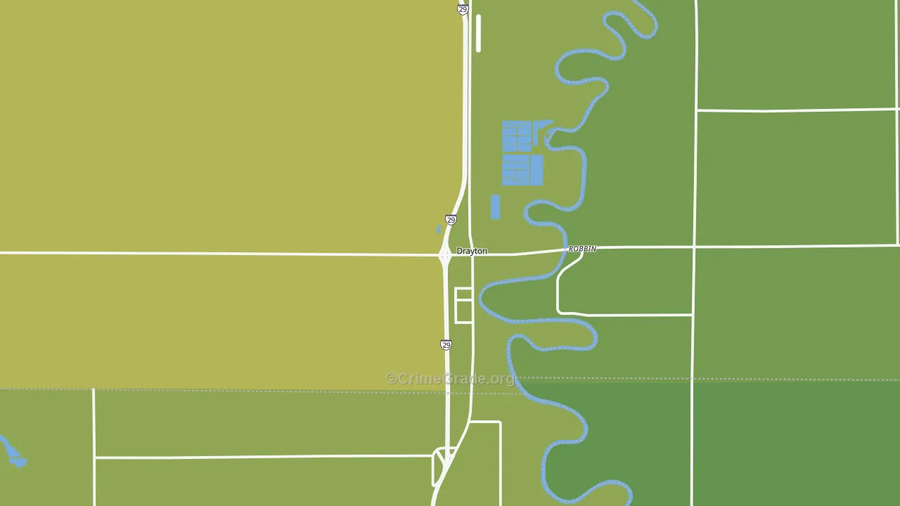 58225, ND Map of Vehicle Theft Rates