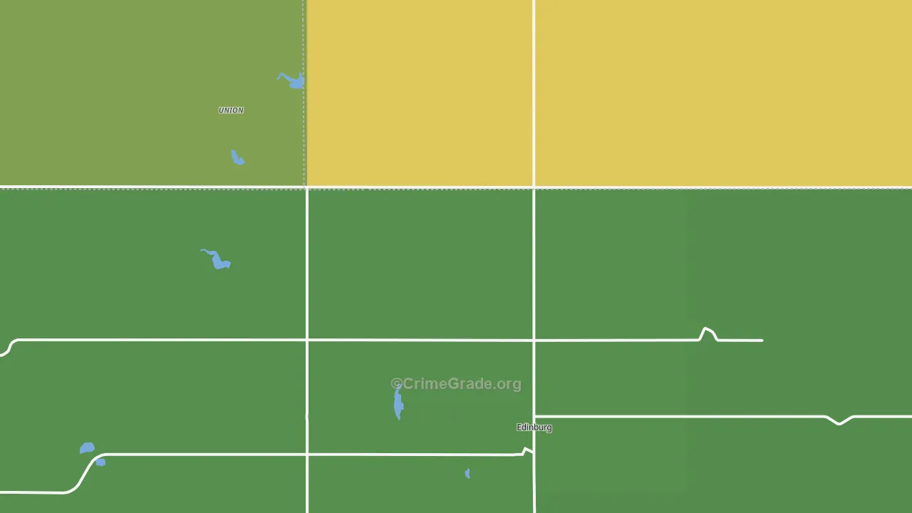 58227, ND Map of Vehicle Theft Rates