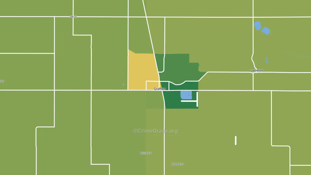 58237, ND Map of Vehicle Theft Rates