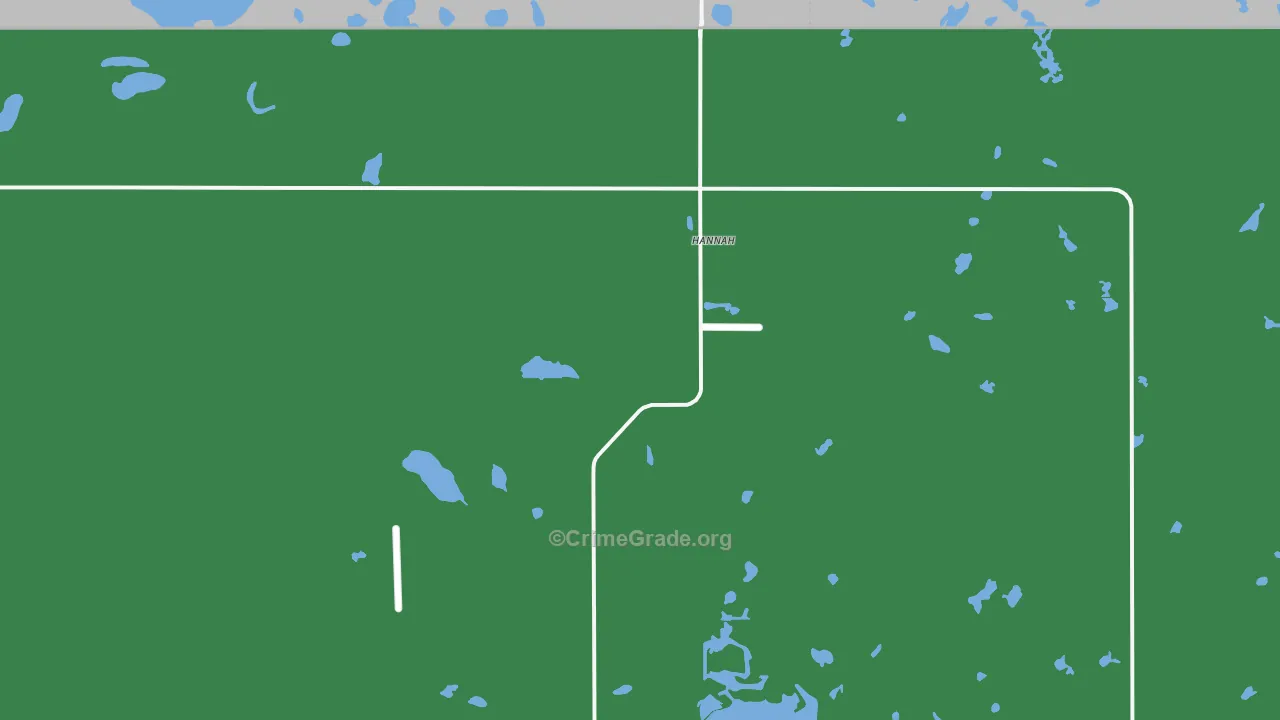 58239, ND Map of Vehicle Theft Rates