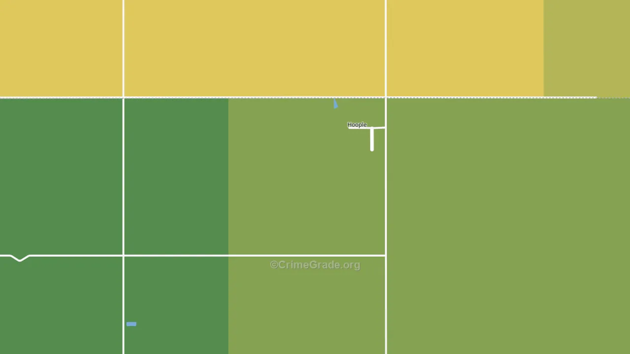 58243, ND Map of Vehicle Theft Rates