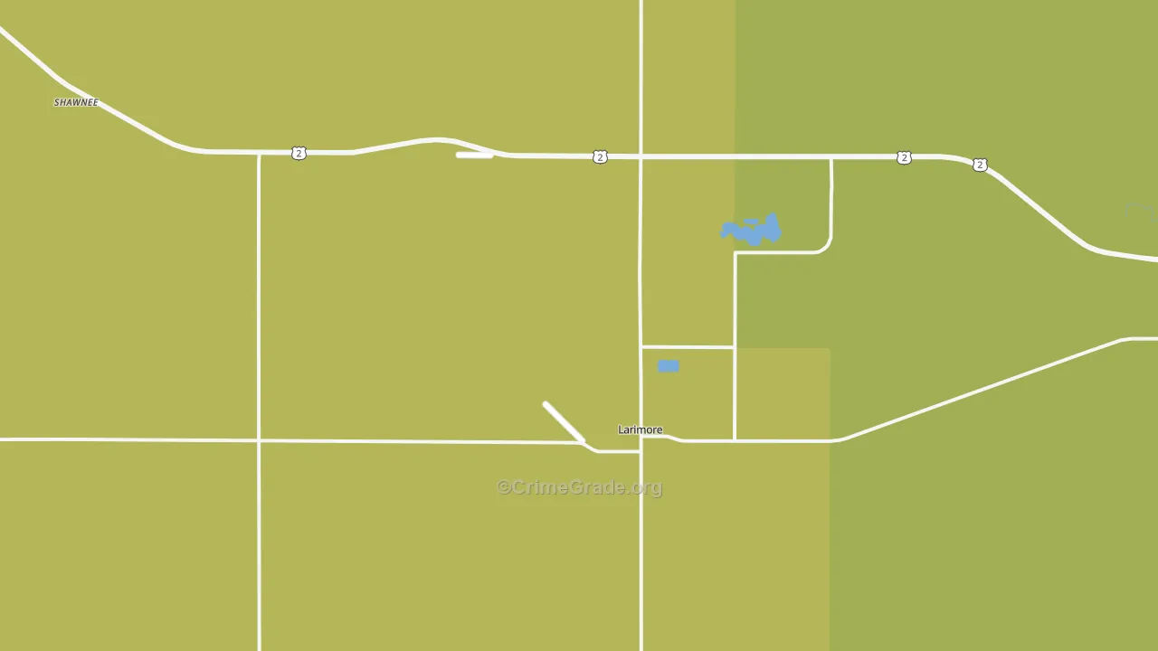 58251, ND Map of Vehicle Theft Rates