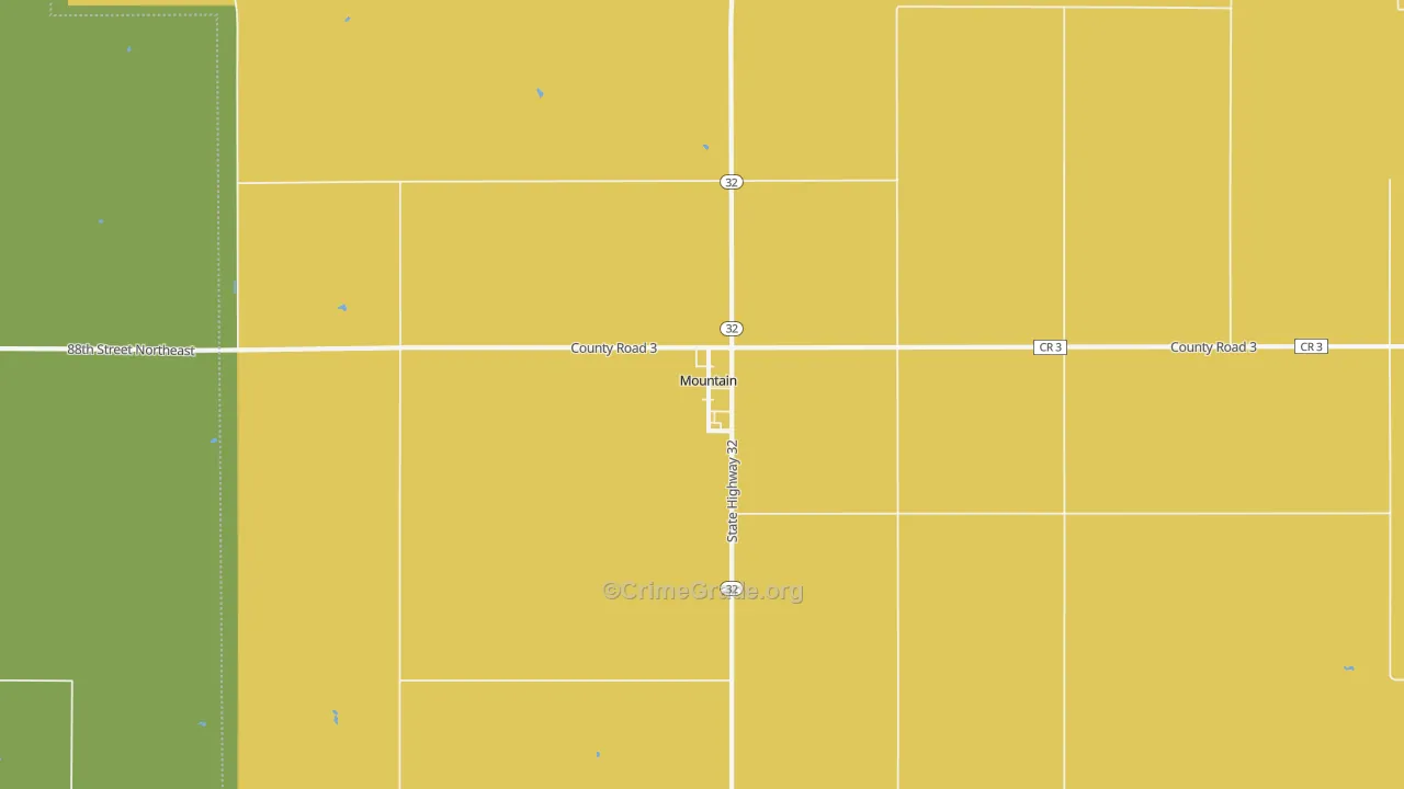 58262, ND Map of Vehicle Theft Rates