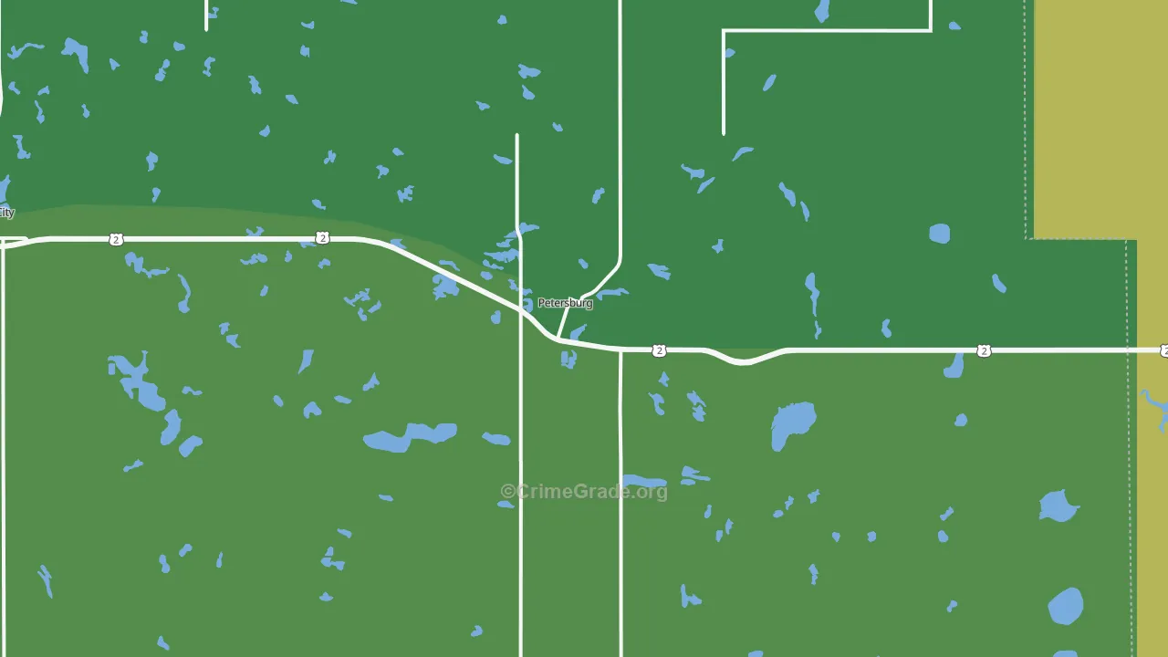 58272, ND Map of Vehicle Theft Rates