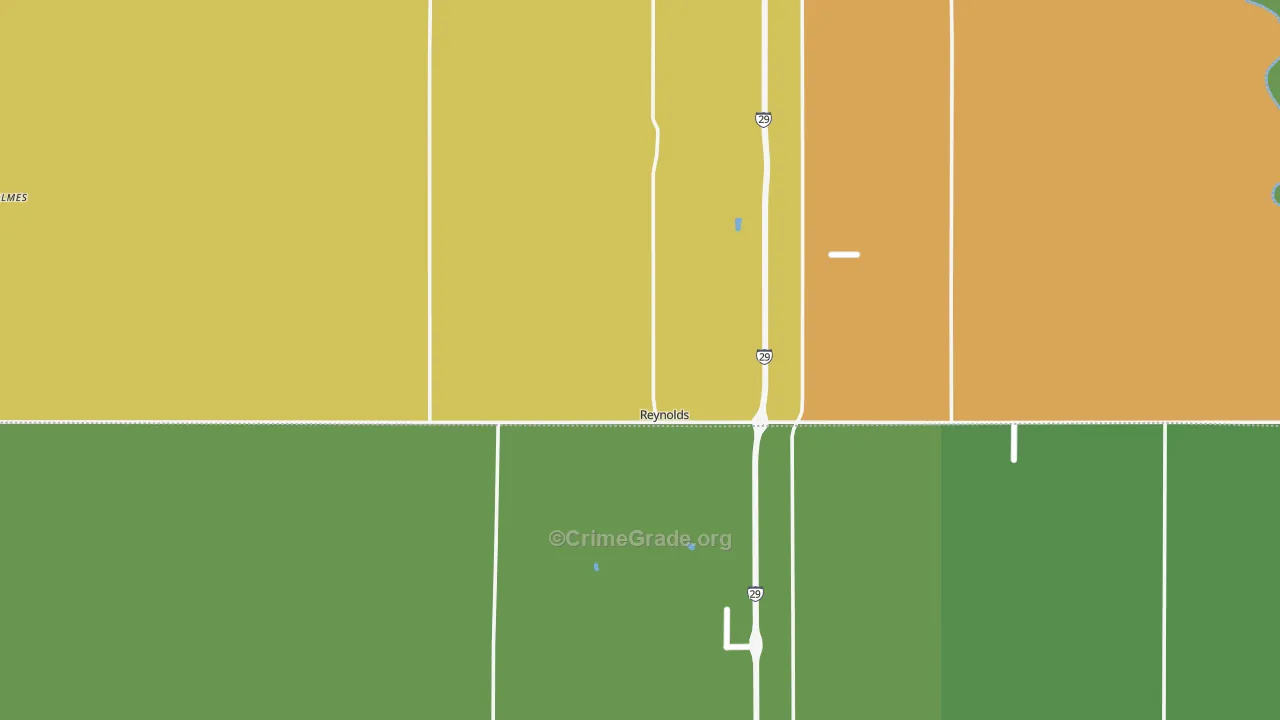 58275, ND Map of Vehicle Theft Rates