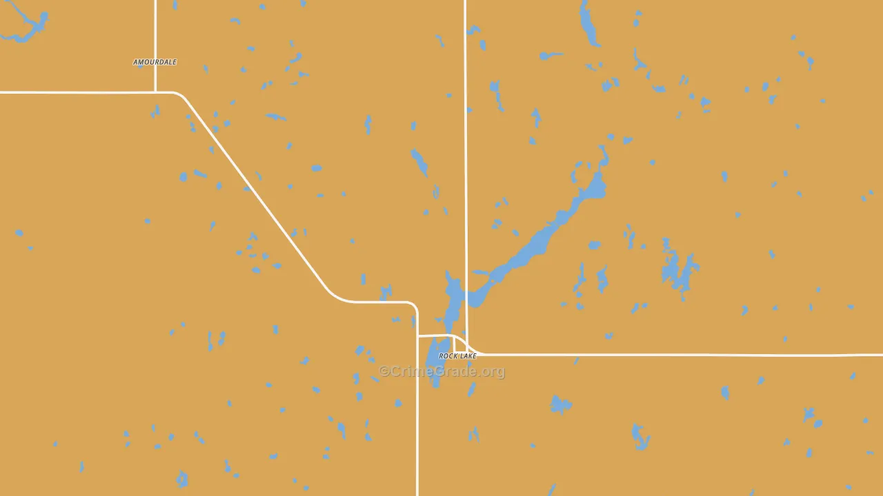 58365, ND Map of Vehicle Theft Rates