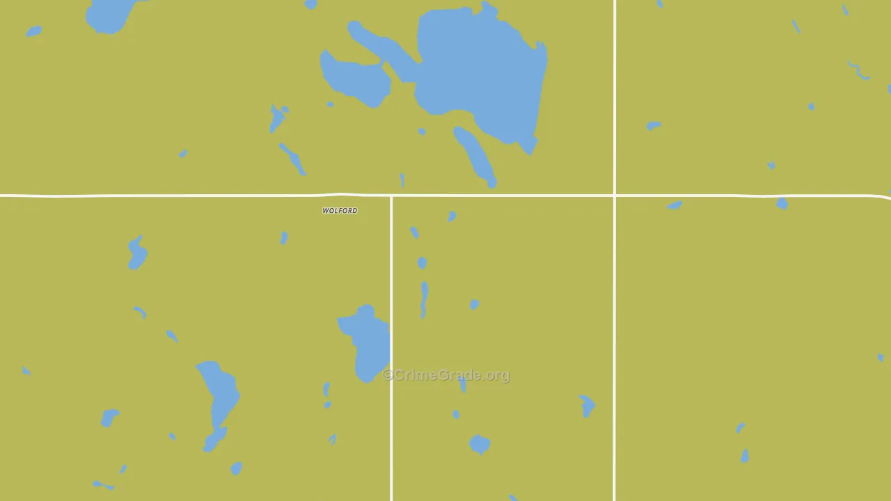 58385, ND Map of Vehicle Theft Rates