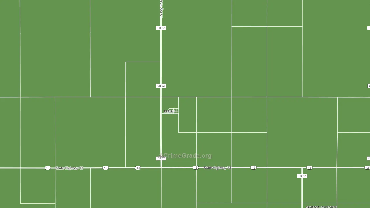 58415, ND Map of Vehicle Theft Rates