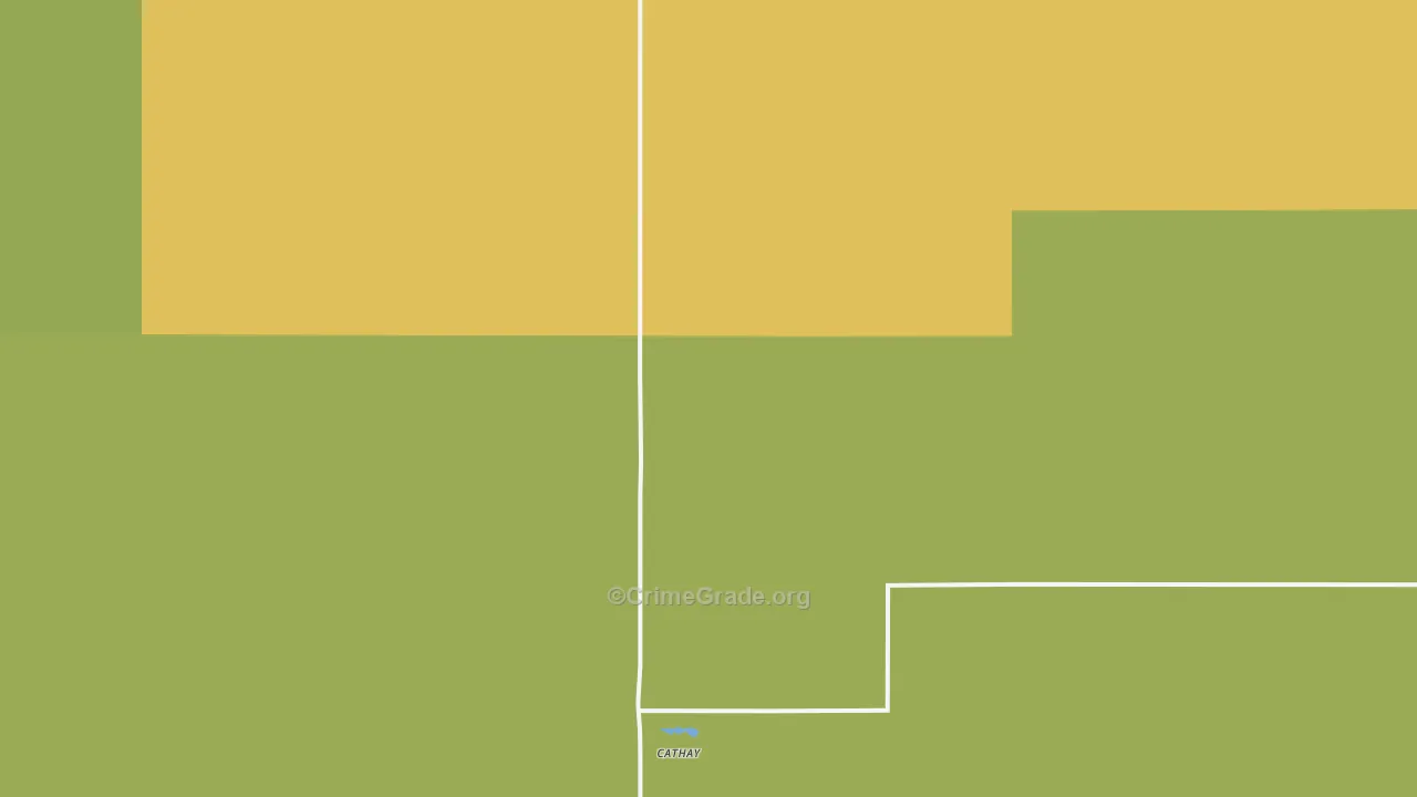 58422, ND Map of Vehicle Theft Rates