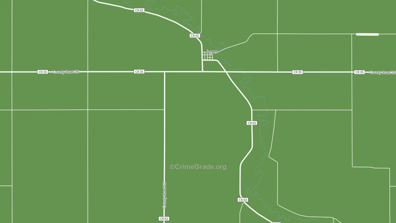 58431, ND Map of Vehicle Theft Rates