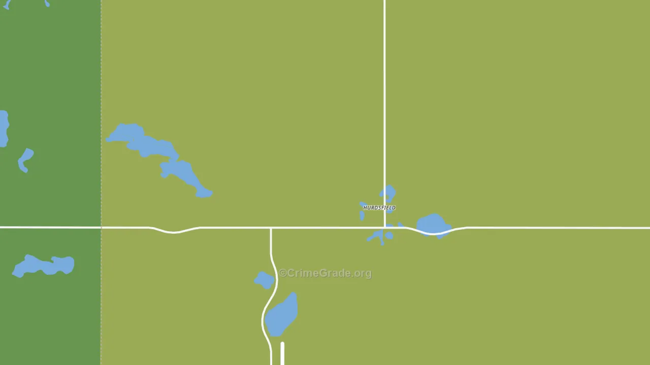 58451, ND Map of Vehicle Theft Rates