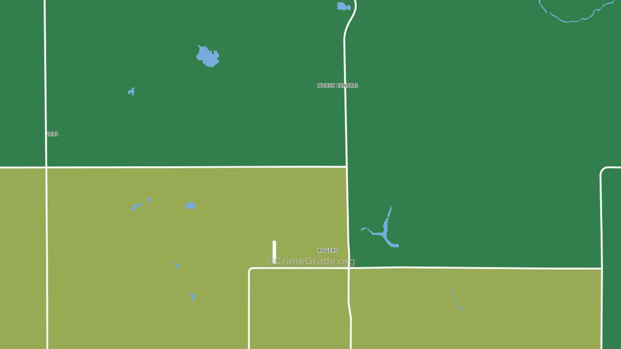 58479, ND Map of Vehicle Theft Rates