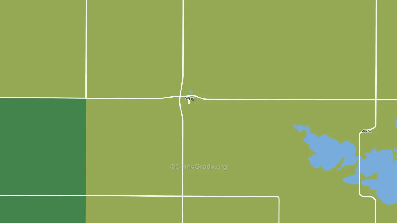 58494, ND Map of Vehicle Theft Rates