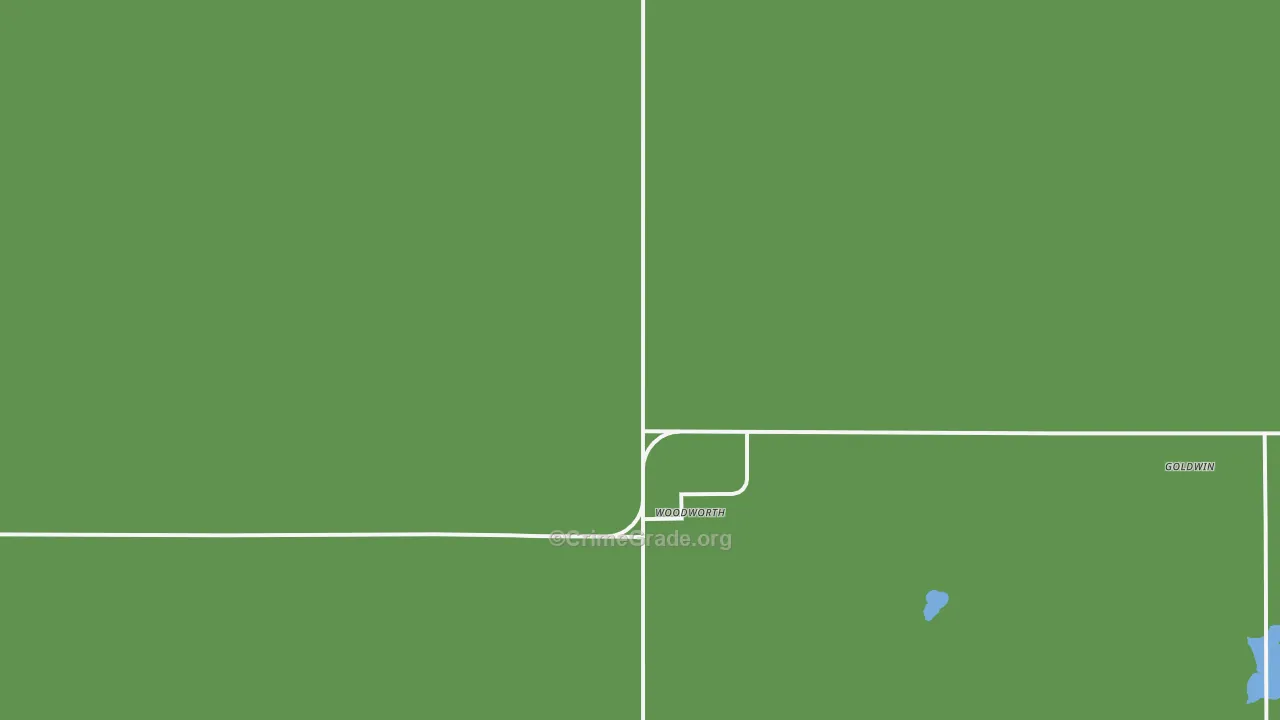 58496, ND Map of Vehicle Theft Rates