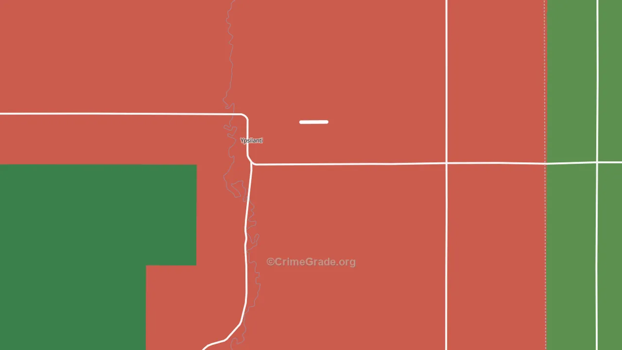 58497, ND Map of Vehicle Theft Rates