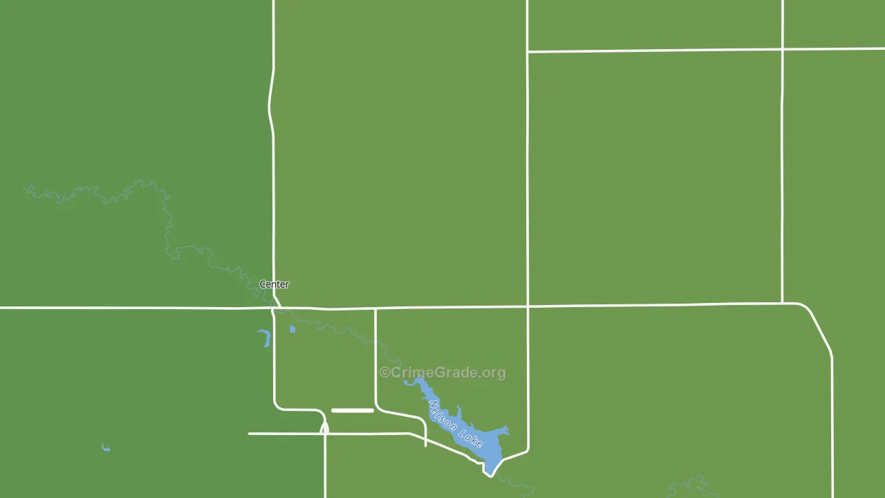 58530, ND Map of Vehicle Theft Rates