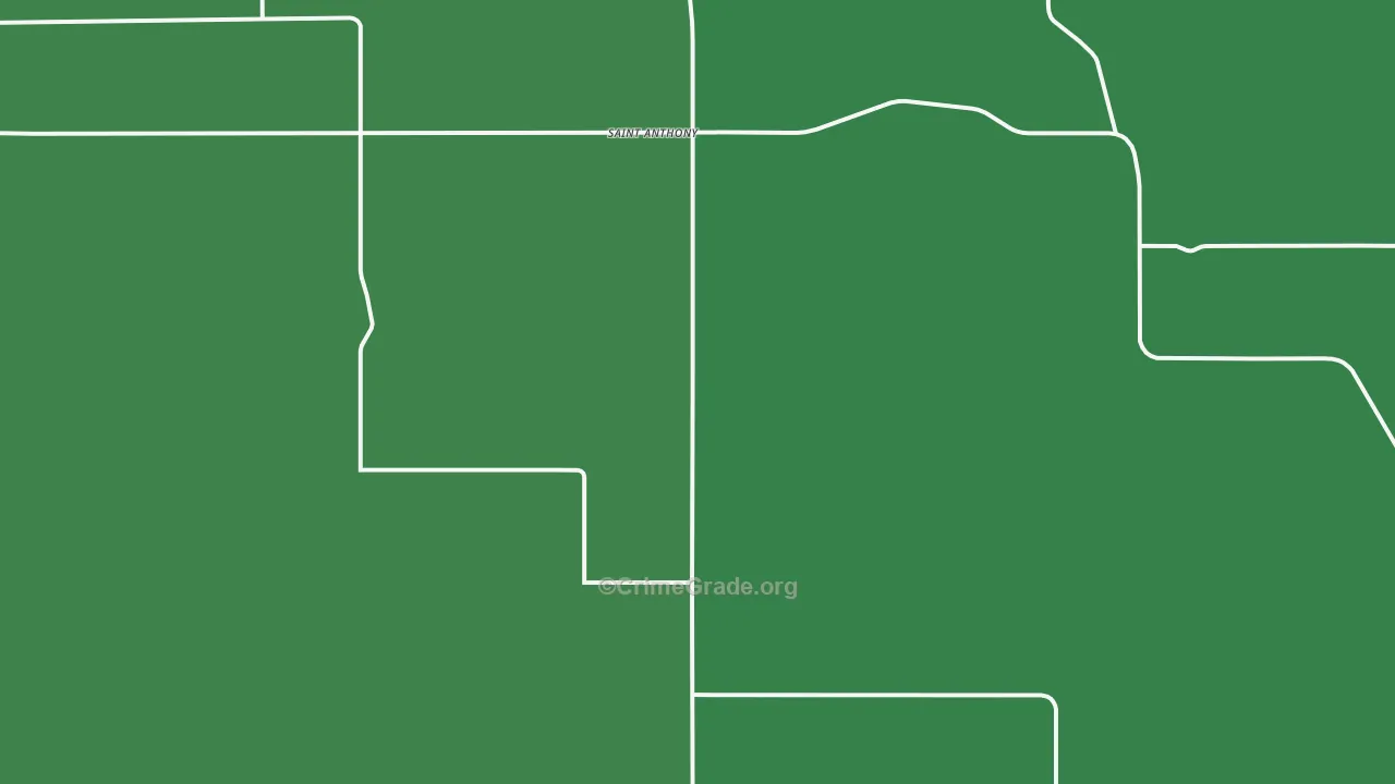 58566, ND Map of Vehicle Theft Rates