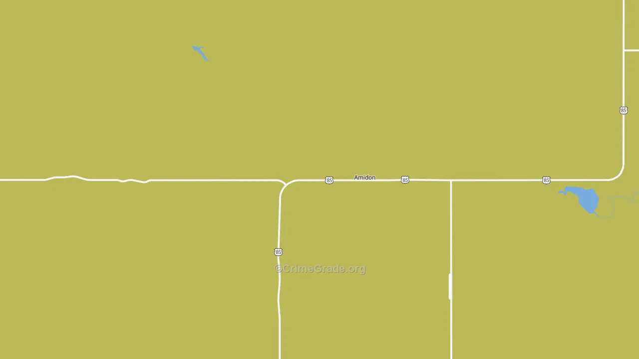 58620, ND Map of Vehicle Theft Rates