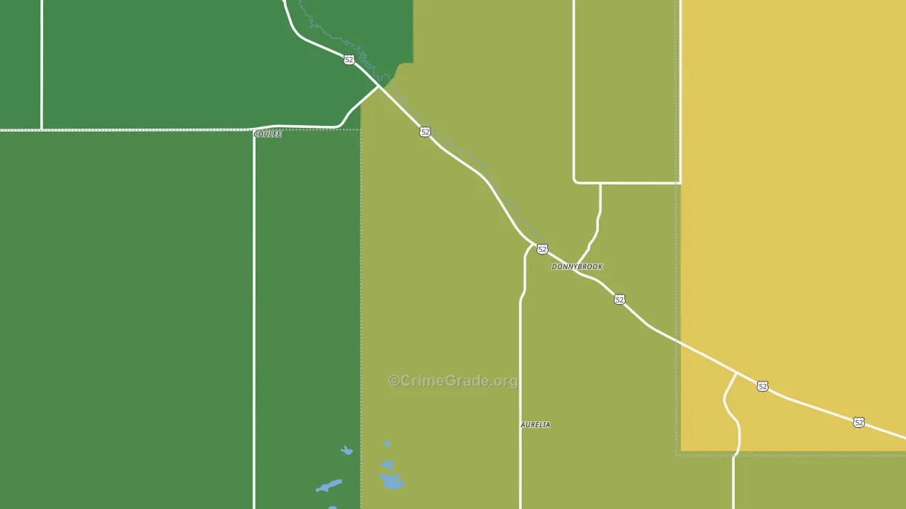 58734, ND Map of Vehicle Theft Rates