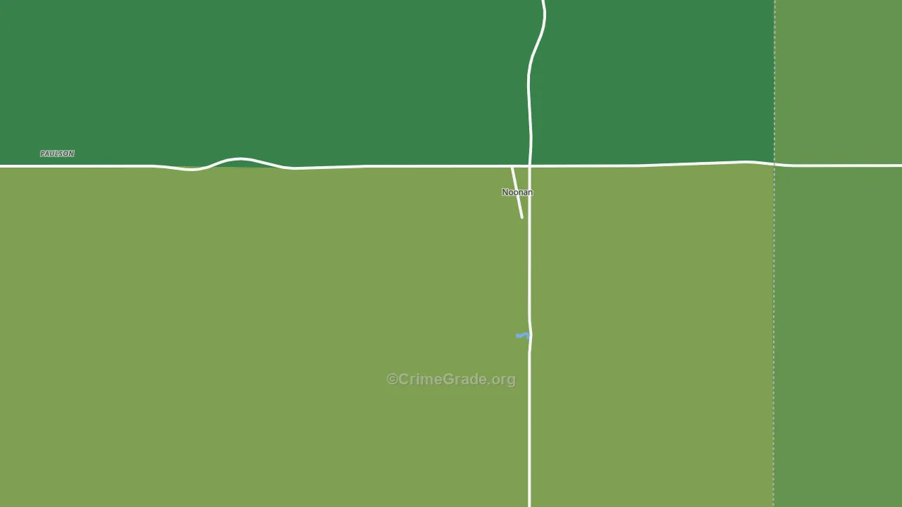 58765, ND Map of Vehicle Theft Rates
