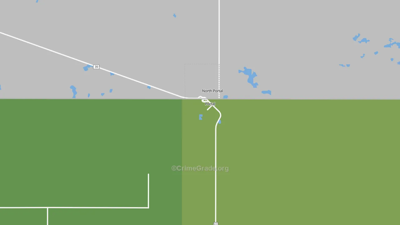 58772, ND Map of Vehicle Theft Rates