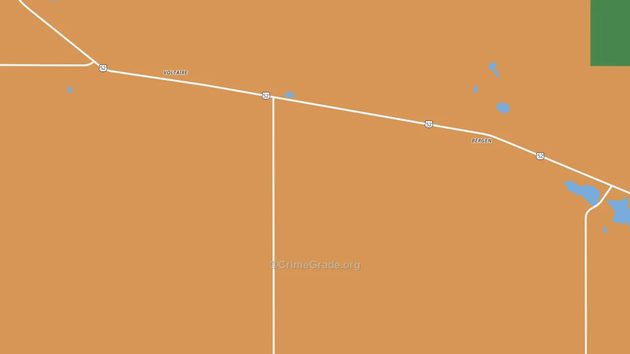 58792, ND Map of Vehicle Theft Rates