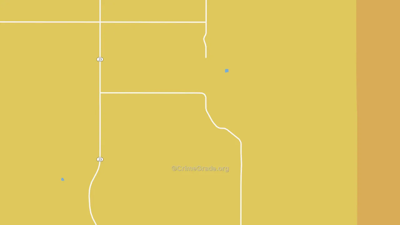 58847, ND Map of Vehicle Theft Rates