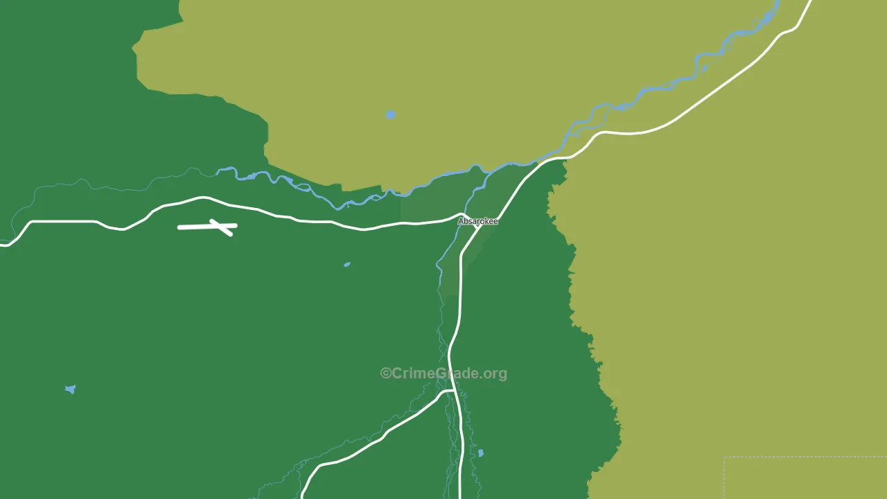 59001, MT Map of Vehicle Theft Rates
