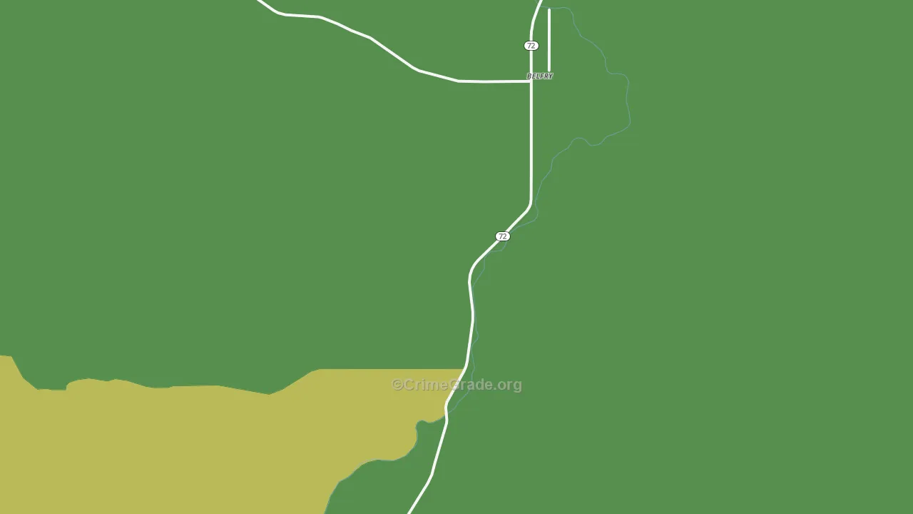 59008, MT Map of Vehicle Theft Rates