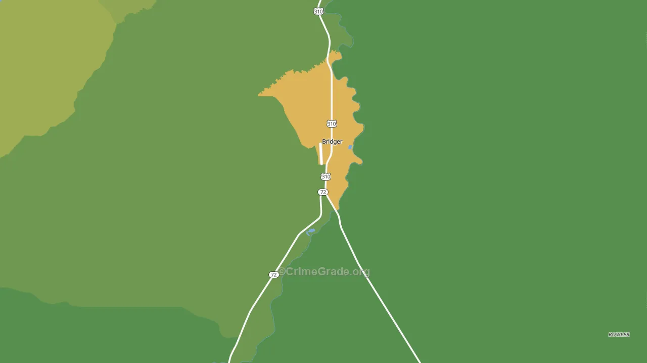 59014, MT Map of Vehicle Theft Rates