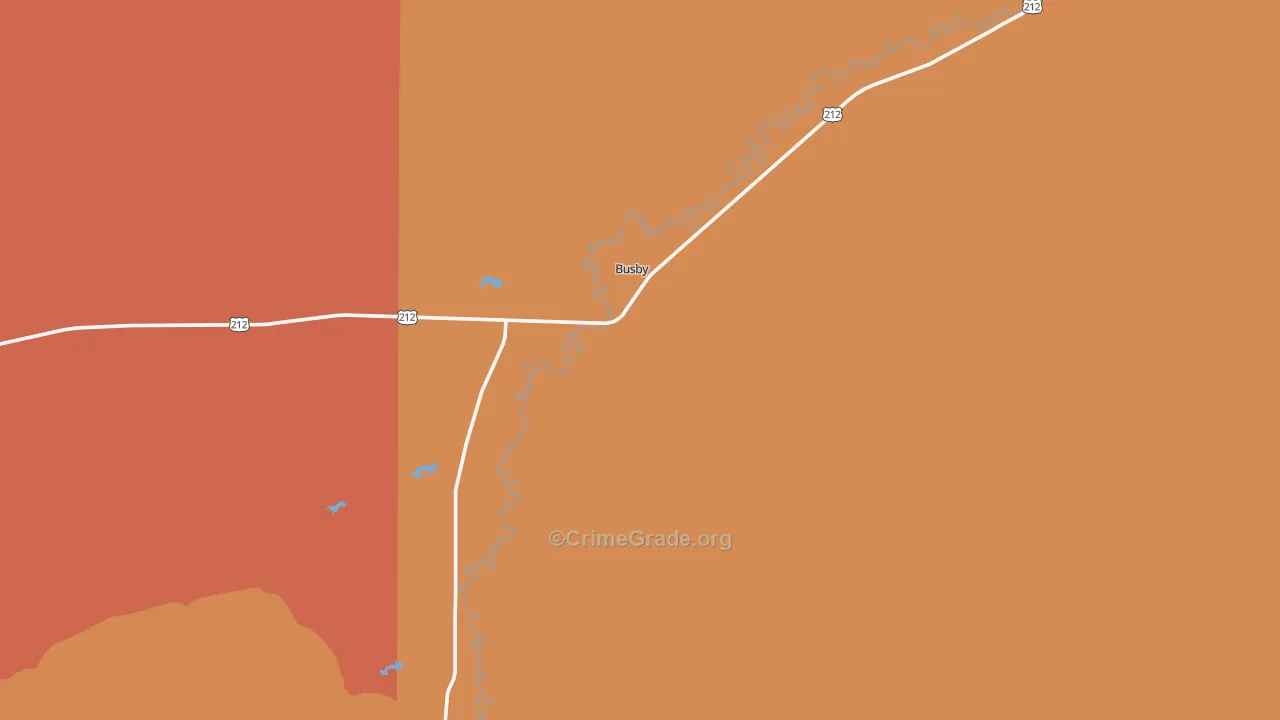 59016, MT Map of Vehicle Theft Rates
