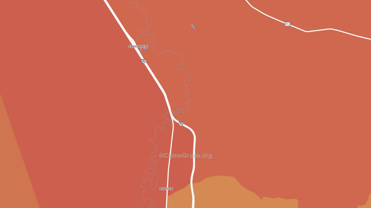 59031, MT Map of Vehicle Theft Rates