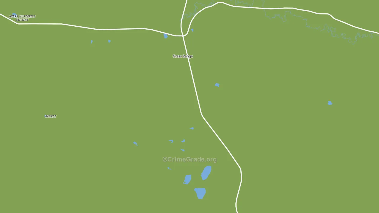 59032, MT Map of Vehicle Theft Rates