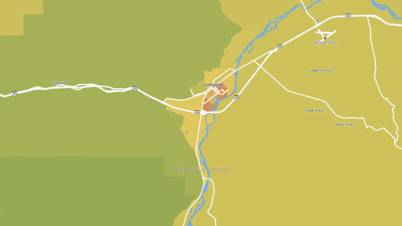 59047, MT Map of Vehicle Theft Rates