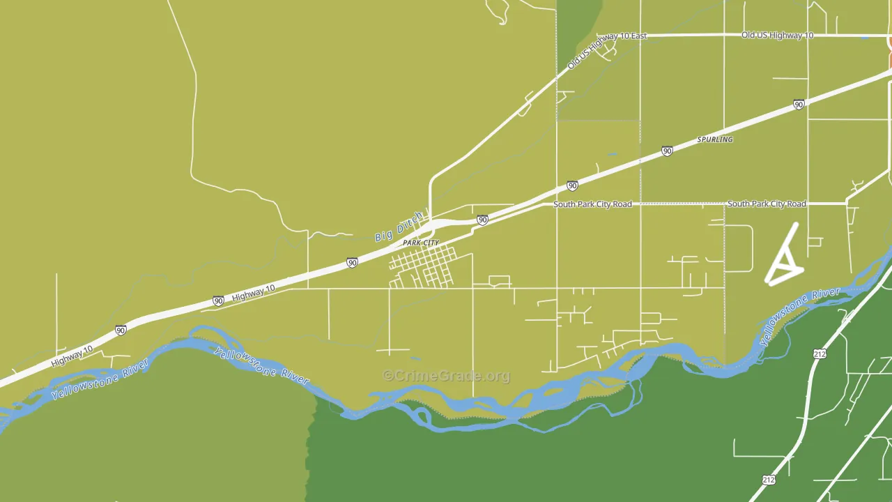 59063, MT Map of Vehicle Theft Rates
