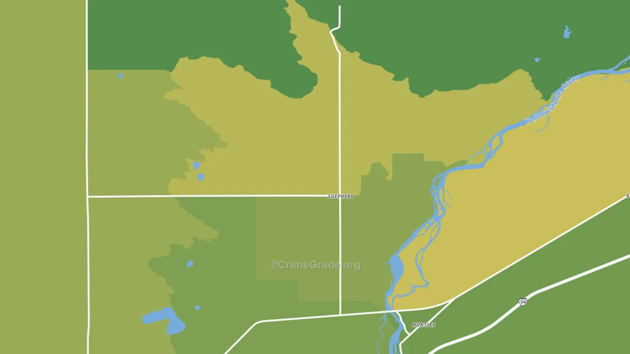 59079, MT Map of Vehicle Theft Rates