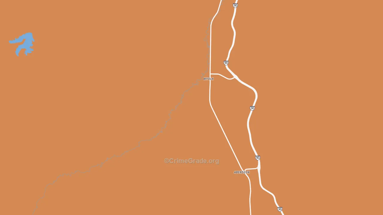 59089, MT Map of Vehicle Theft Rates