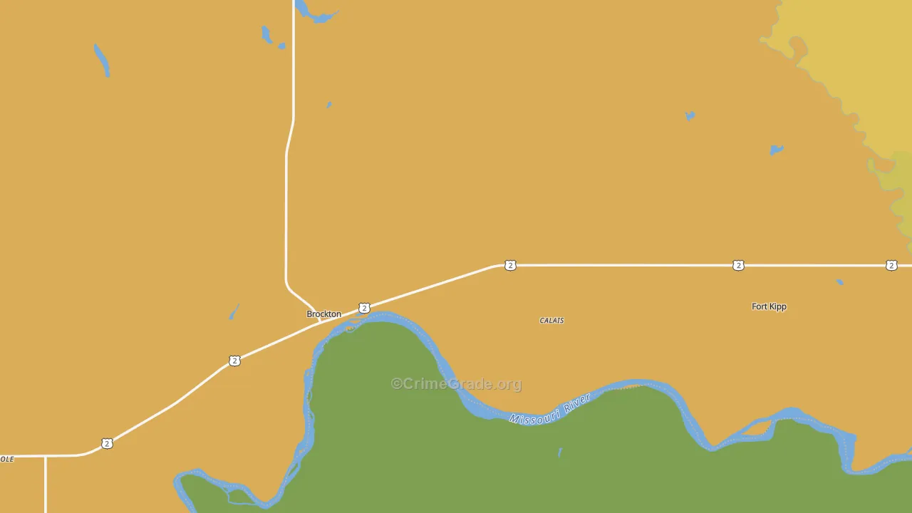 59213, MT Map of Vehicle Theft Rates