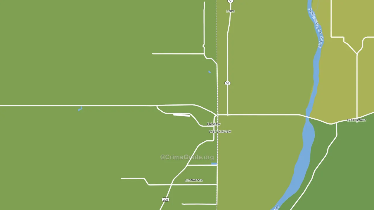 59221, MT Map of Vehicle Theft Rates