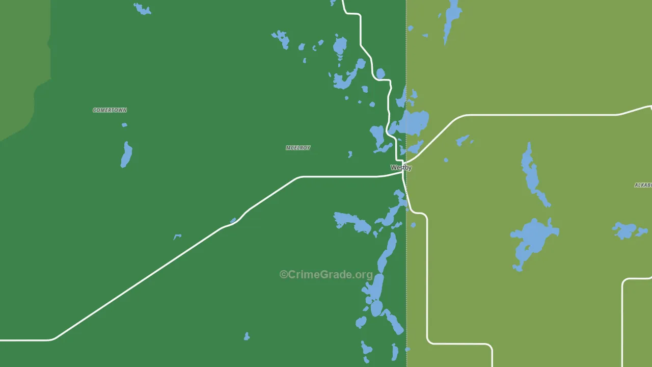 59275, MT Map of Vehicle Theft Rates