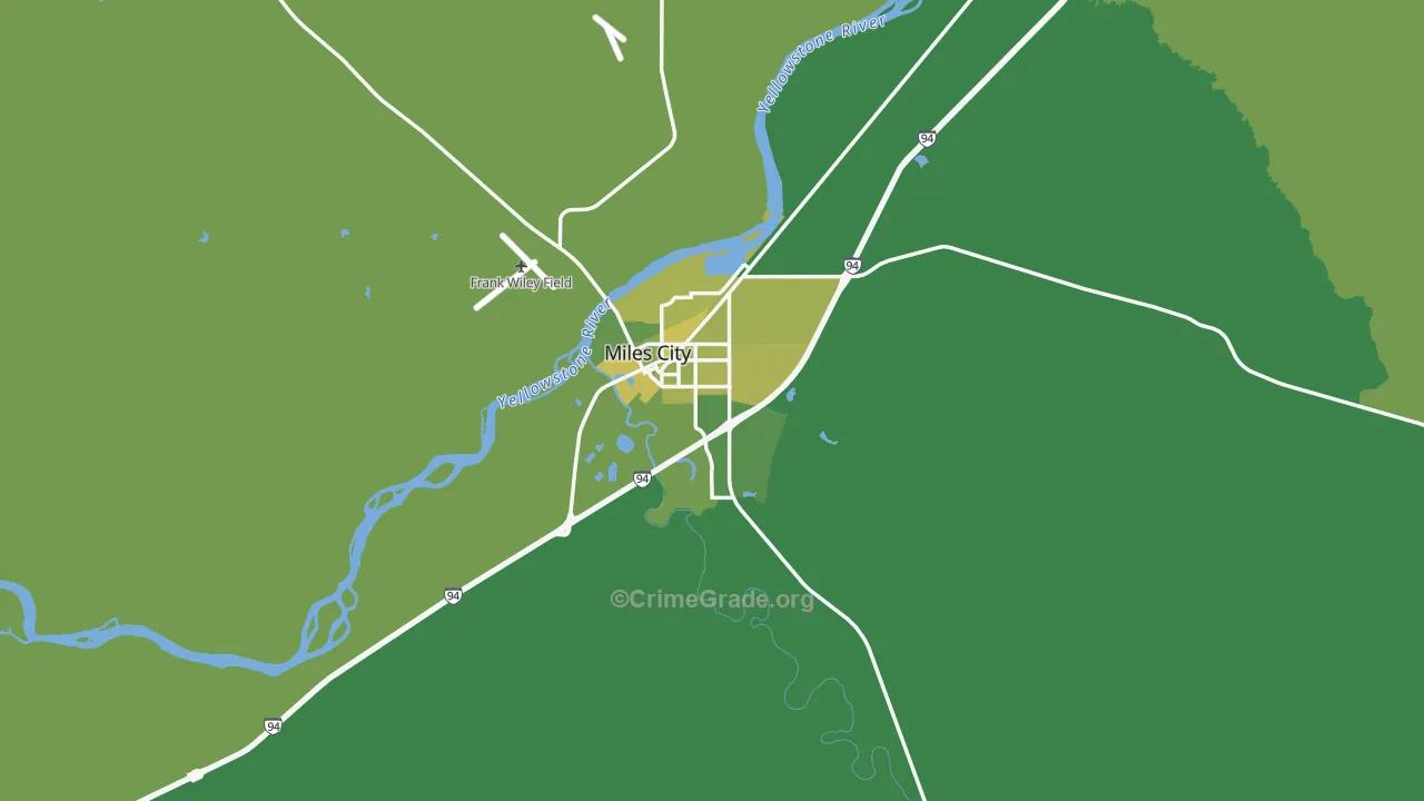 59301, MT Map of Vehicle Theft Rates